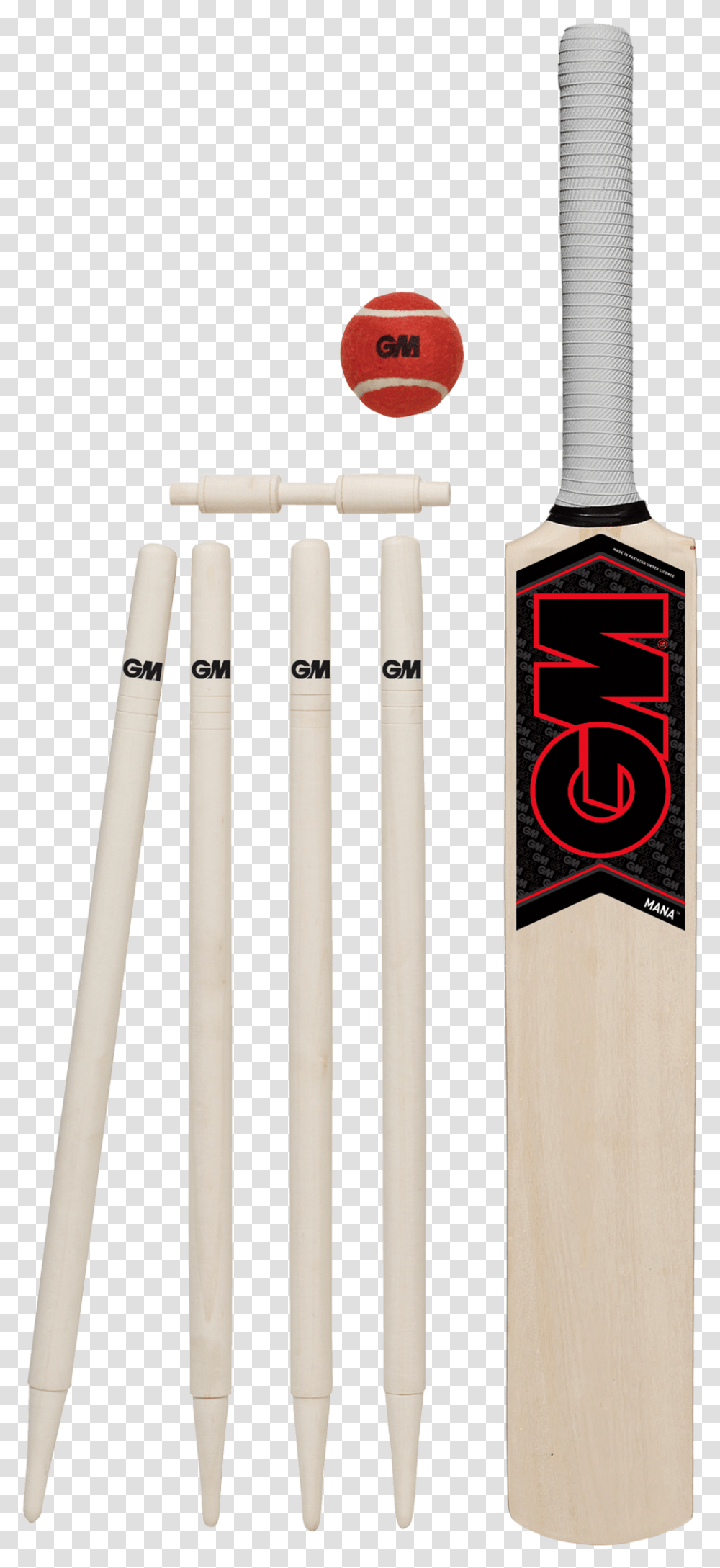 Cricket Bat And Ball Gm Mana Cricket Set, Baseball Bat, Team Sport, Sports Transparent Png