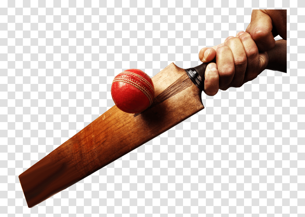 Cricket Bat And Ball Sports Cricket Bat And Ball Background, Person, People, Hammer, Tool Transparent Png