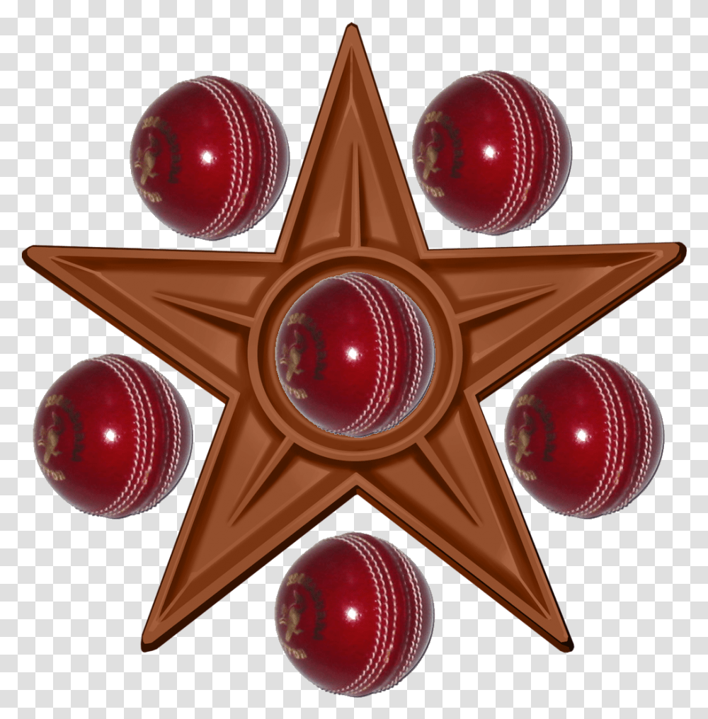 Cricket Bowler Barnstar Cricket Ball Clip Art, Star Symbol, Lamp Transparent Png