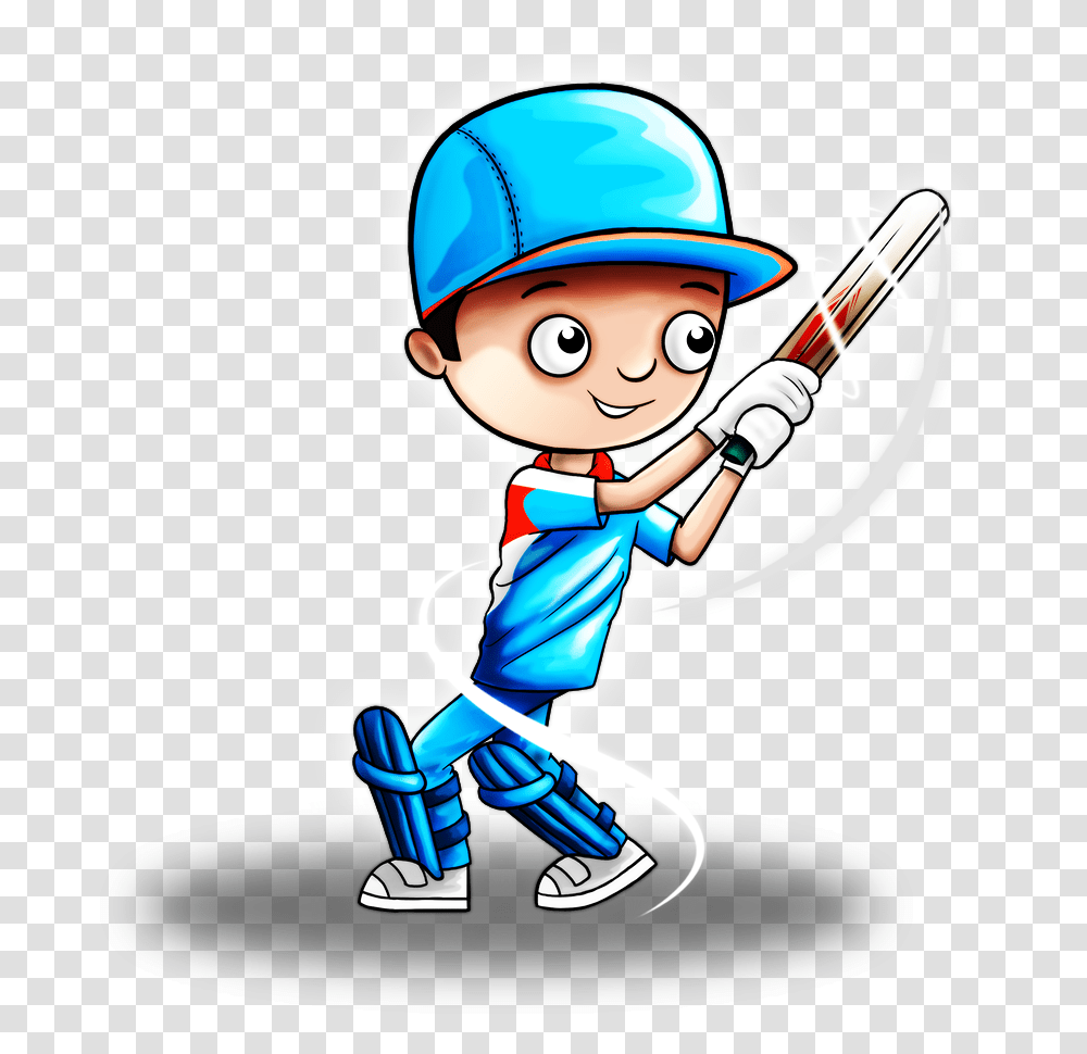 Cricket Clipart Cricket Player Cartoon Cricket Player Clipart, Robot, Person, Human, Leisure Activities Transparent Png