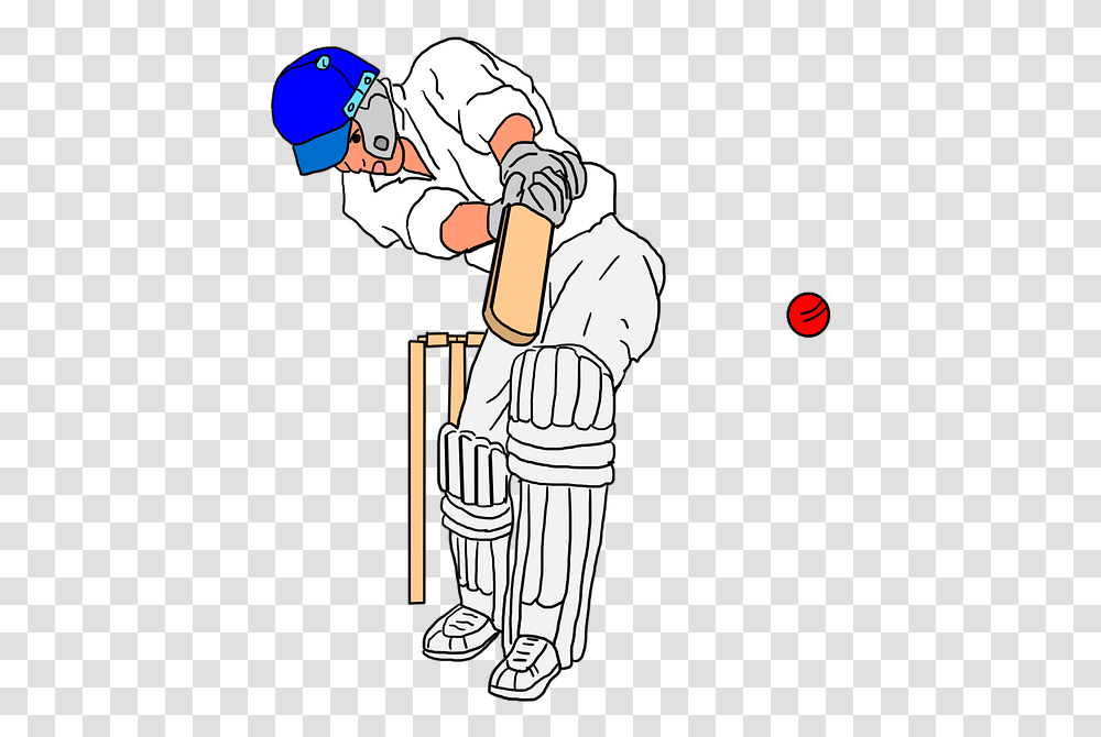 Cricket Cricket Sport Ball Game Ball And Bat Bat Cricket Picture Of And 10 Lines, Person, Human, Sports, Carpenter Transparent Png
