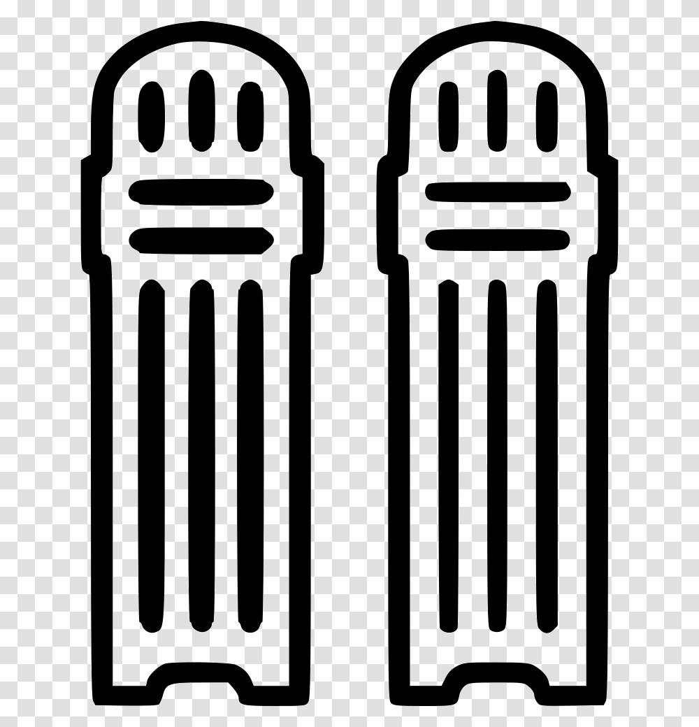 Cricket Pad Leg Protection Saety Cricket Pads Clip Art, Fork, Cutlery, Comb Transparent Png