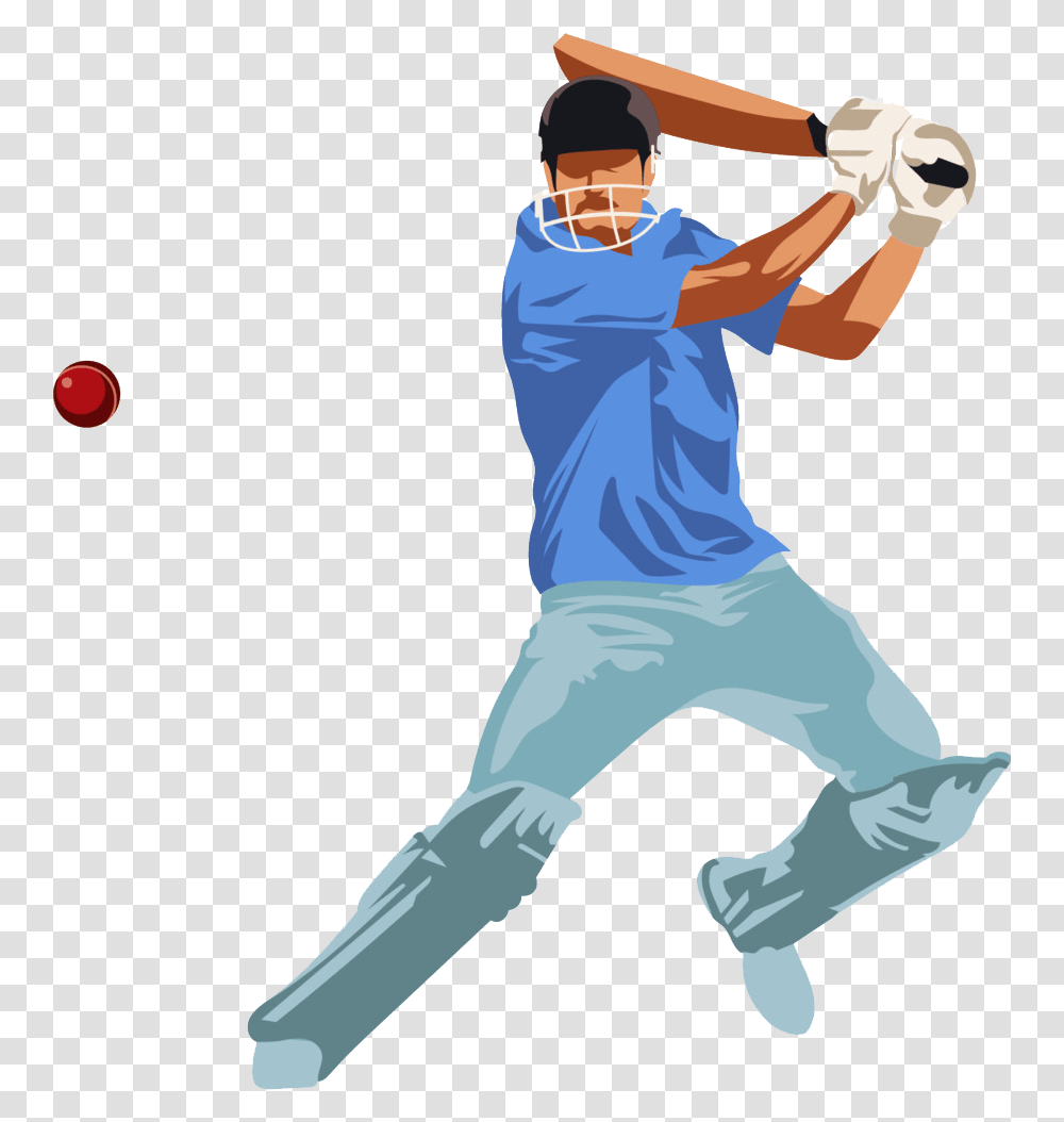 Cricket Players Vector Download Vector Cricket Player, Person, People, Sport, Team Sport Transparent Png