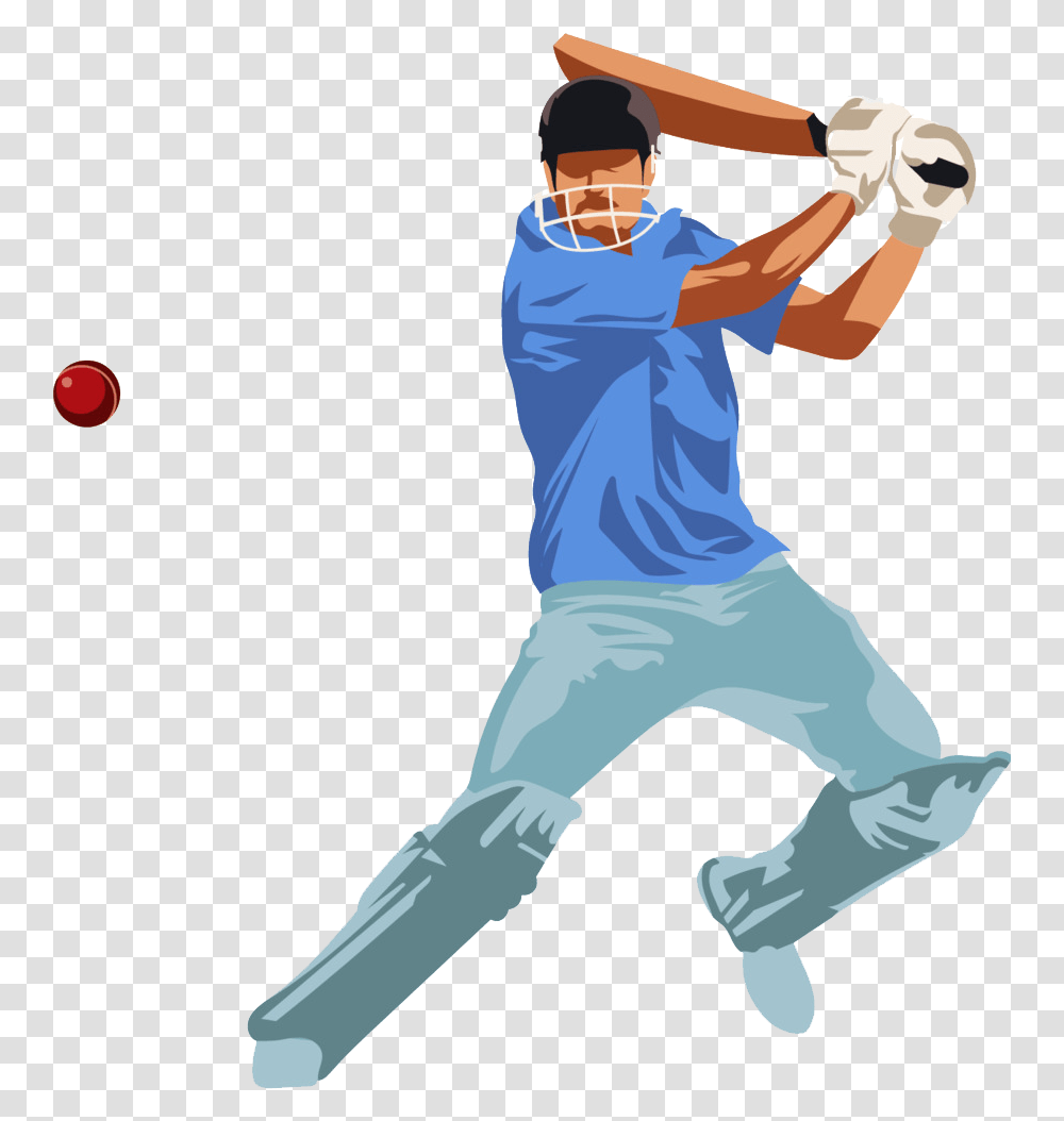 Cricket Playing Cricket Vector, Person, People, Sport, Team Sport Transparent Png