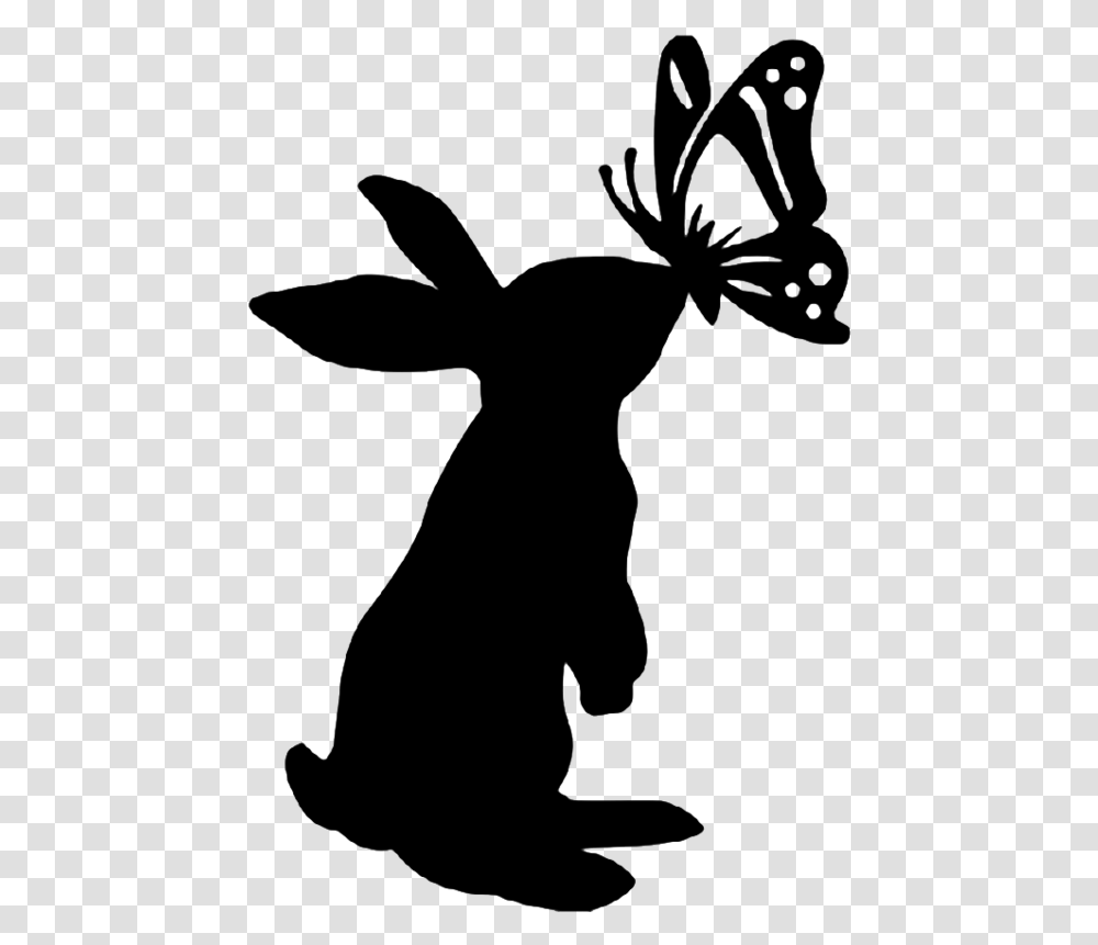 Cricut Easter Bunny Silhouette, Mammal, Animal, Rabbit, Rodent Transparent Png