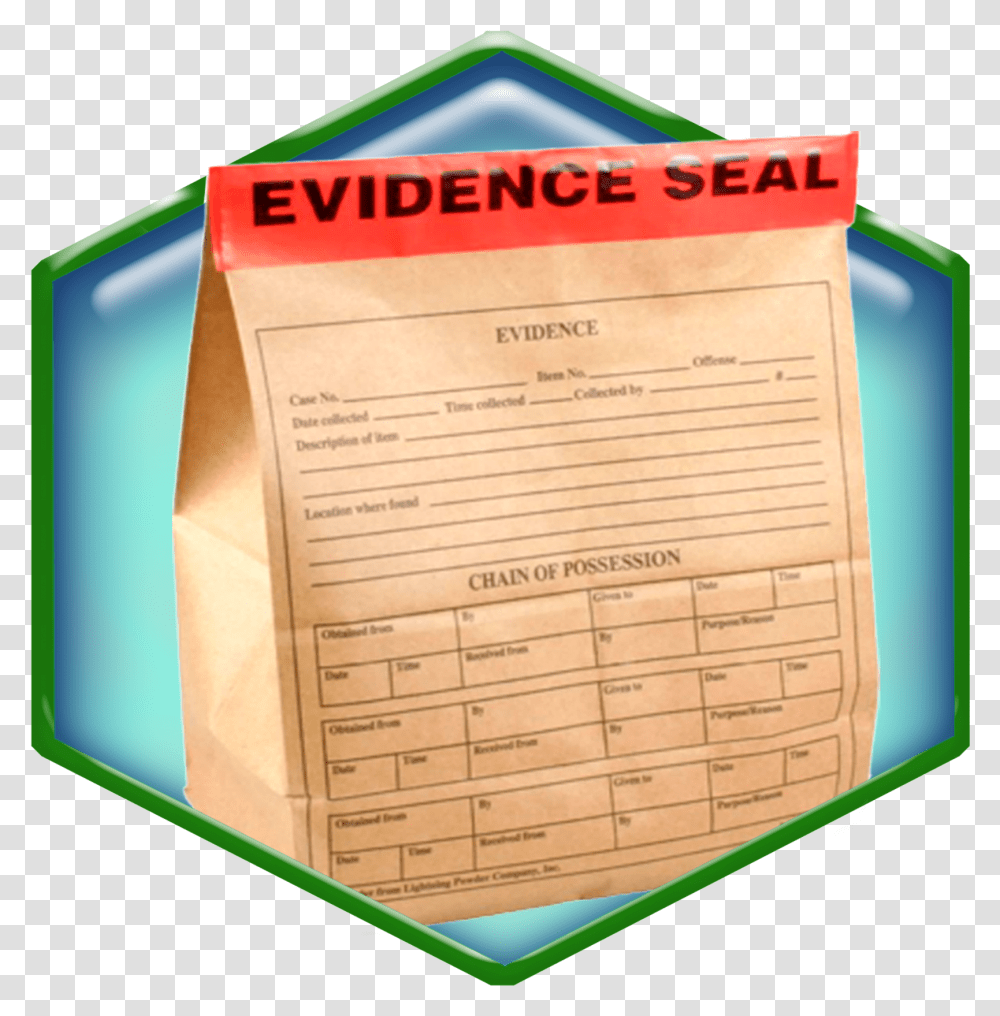 Crime Lab Services Property Evidence, Word, Page, Box Transparent Png