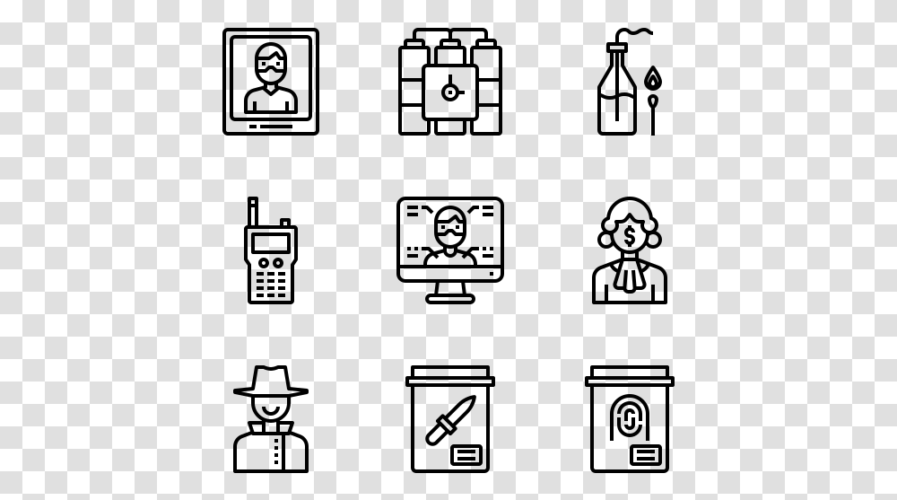 Crime Office Icons Vector, Gray, World Of Warcraft Transparent Png