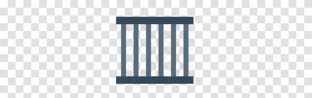 Crime Prisoner Cell Block Prison Jail Criminal Icon, Railing, Gate, Grille, Fence Transparent Png
