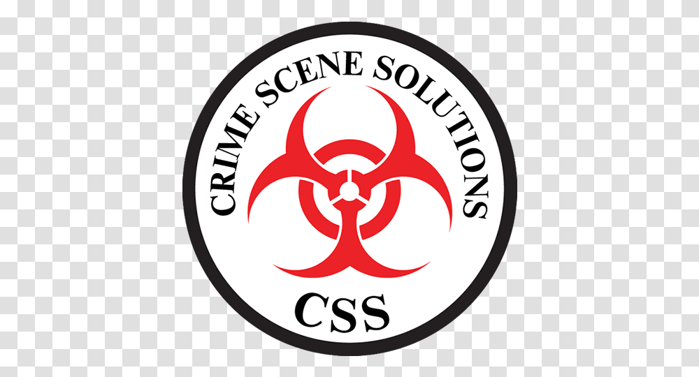 Crime Scene Solutions Clean Up Henderson Nv Bio Hazard Logo, Symbol, Trademark, Text, Label Transparent Png