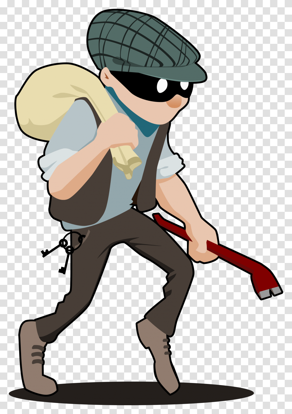 Criminal Clipart Burglar, Person, Human, Ninja, Tool Transparent Png
