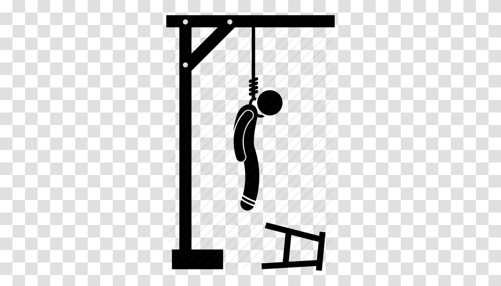Criminal Death Death Sentence Execution Hanging Man Penalty Icon, Hand, Silhouette, Photography, Pedestrian Transparent Png