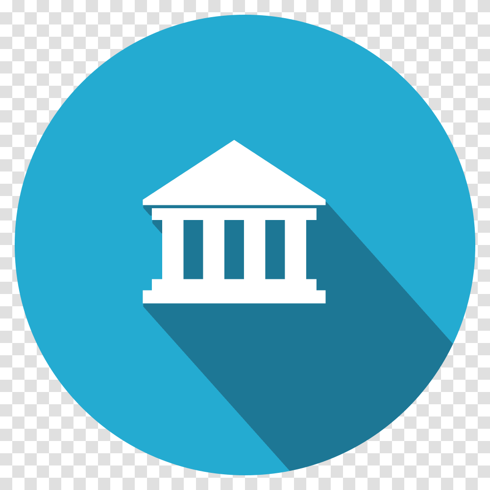 Criminal Law Icon Of A Classic Courthouse Inside A Portrait Of A Man, Architecture, Building, Logo Transparent Png