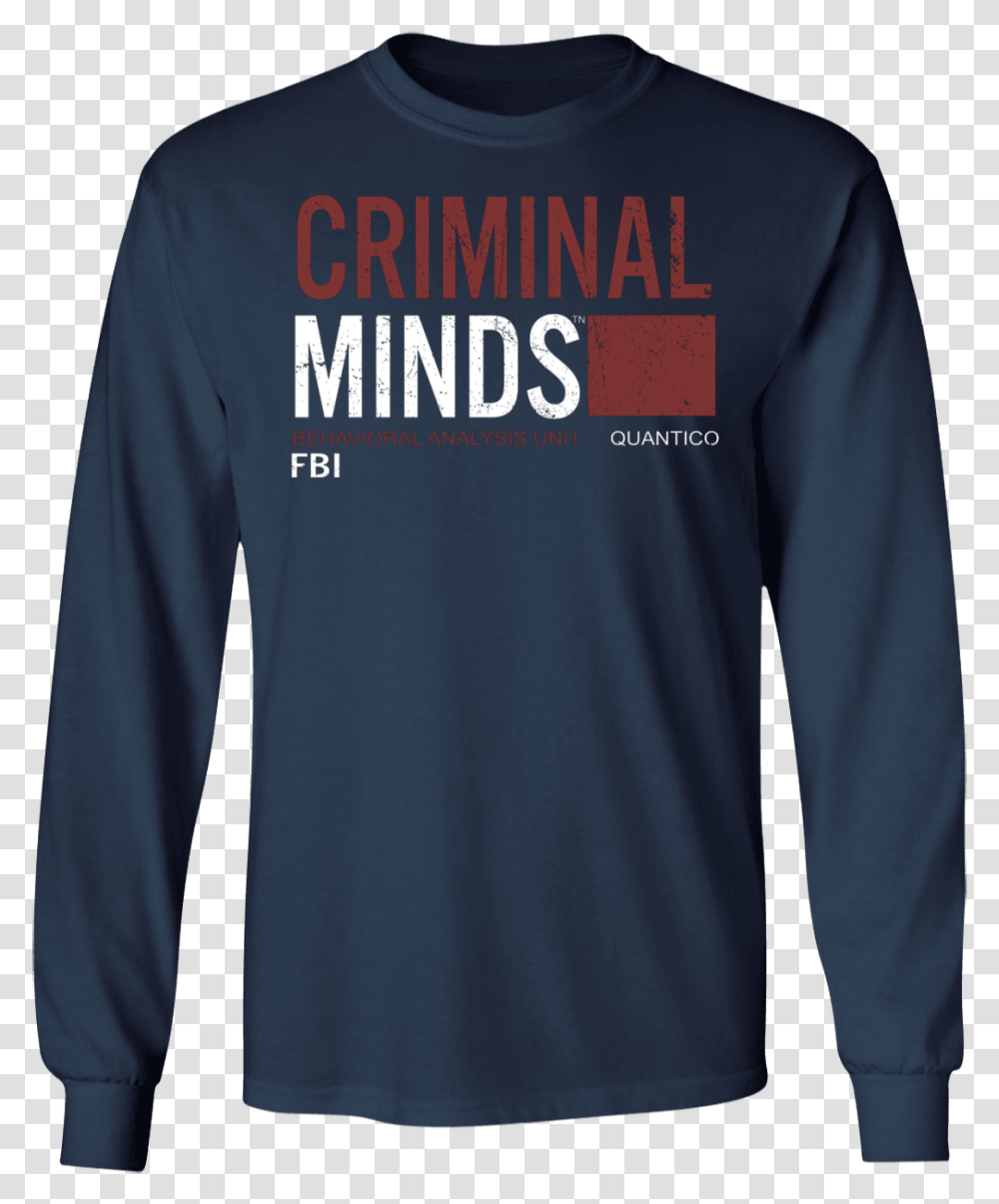 Criminal Minds Behavioral Analysis Unit Shirt Long Sleeve, Clothing, Apparel, Sweatshirt, Sweater Transparent Png