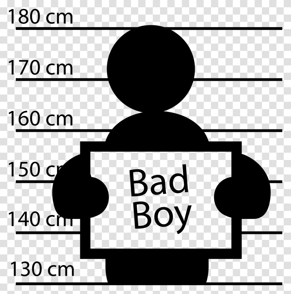 Criminal Posing For Police Picture Criminal Icons, Electronics, Number Transparent Png