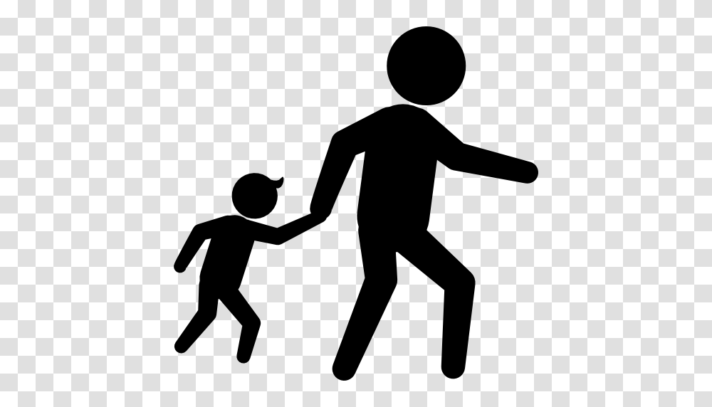 Criminals Silhouettes Of An Adult With A Child, Person, People, Hand Transparent Png