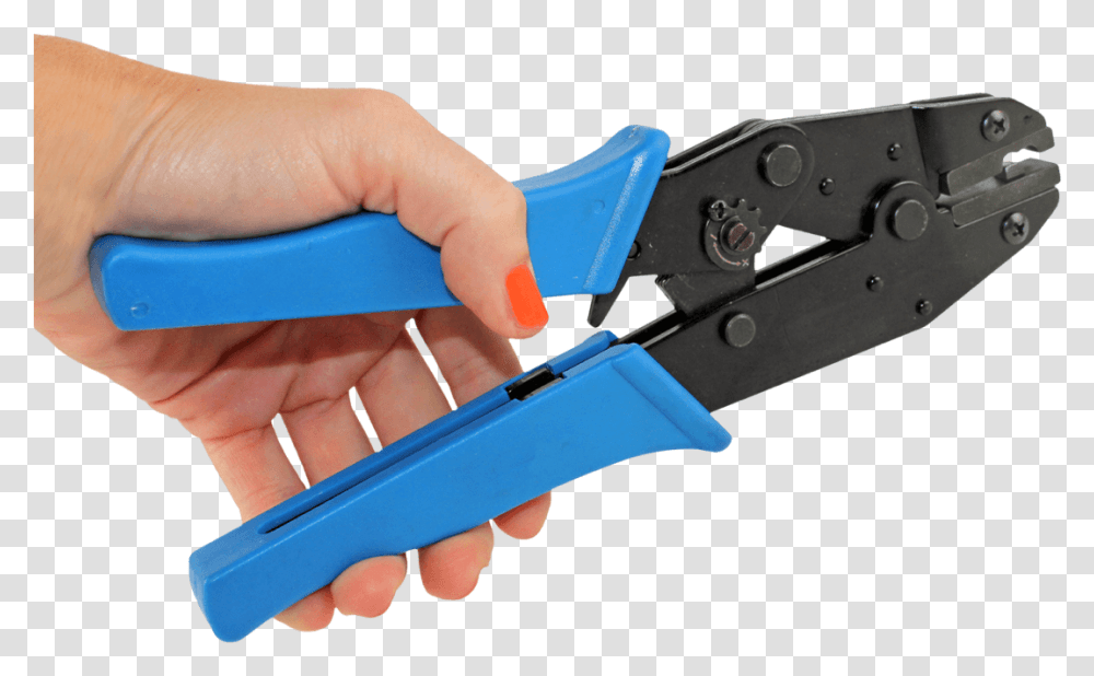 Crimping Tool For Metal Flat Closure Metal Crimping Tool, Person, Human, Weapon, Weaponry Transparent Png