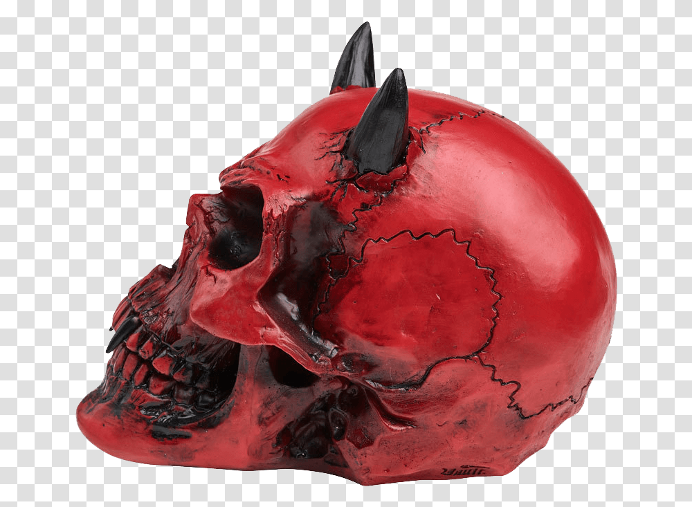 Crimson Demon Skull Skull, Plant, Helmet, Bonfire Transparent Png