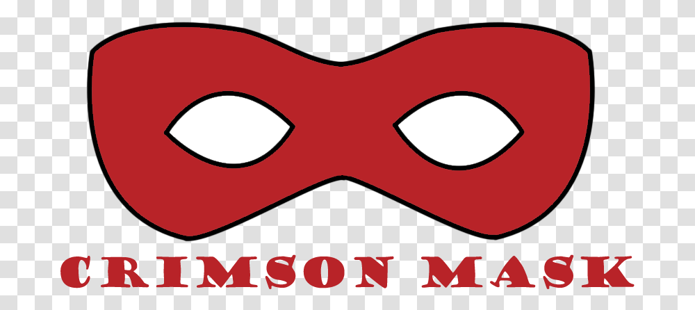Crimson Mask Black Super Hero Face Mask, Poster Transparent Png