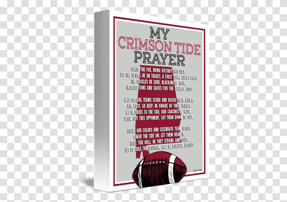 Crimson Tide Football For American Football, Poster, Advertisement, Flyer, Paper Transparent Png