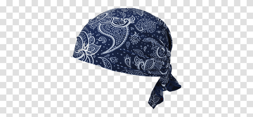 Crip Bandana On Head, Apparel, Pattern, Hat Transparent Png