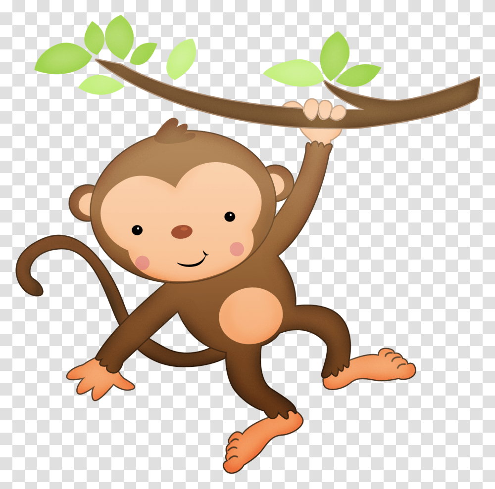 Cris Oliveira Monkey Safari And Baby, Toy, Cupid, Leaf, Plant Transparent Png