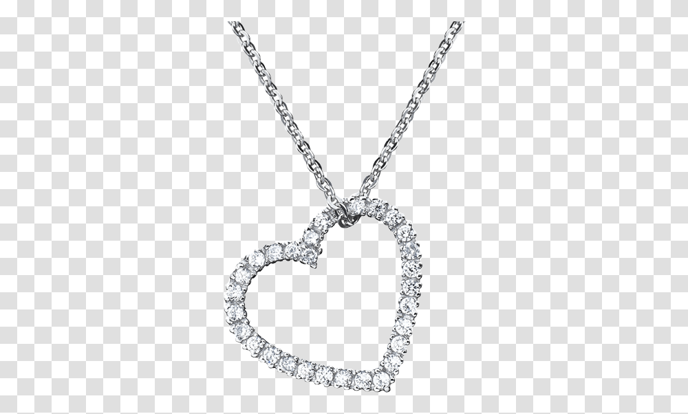 Crislu Open Heart Necklace, Jewelry, Accessories, Accessory, Pendant Transparent Png