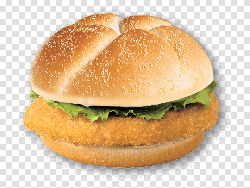 Crispy Chicken Sandwich Crispy Chicken Sandwich, Burger, Food, Bread, Bun Transparent Png