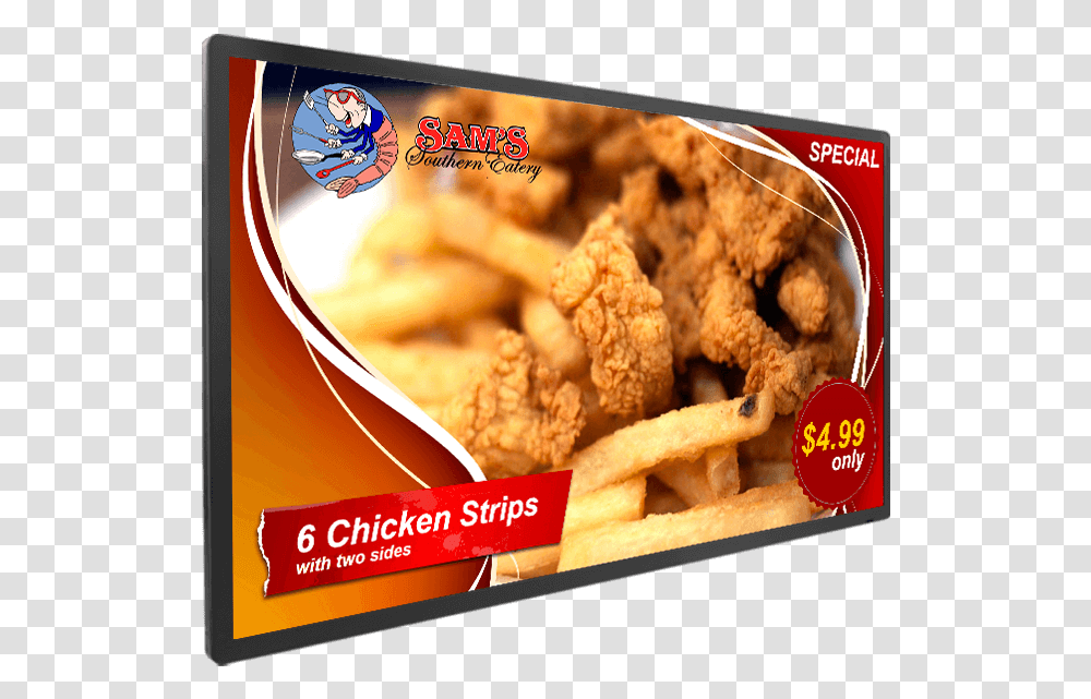 Crispy Fried Chicken, Advertisement, Poster, Food, Flyer Transparent Png