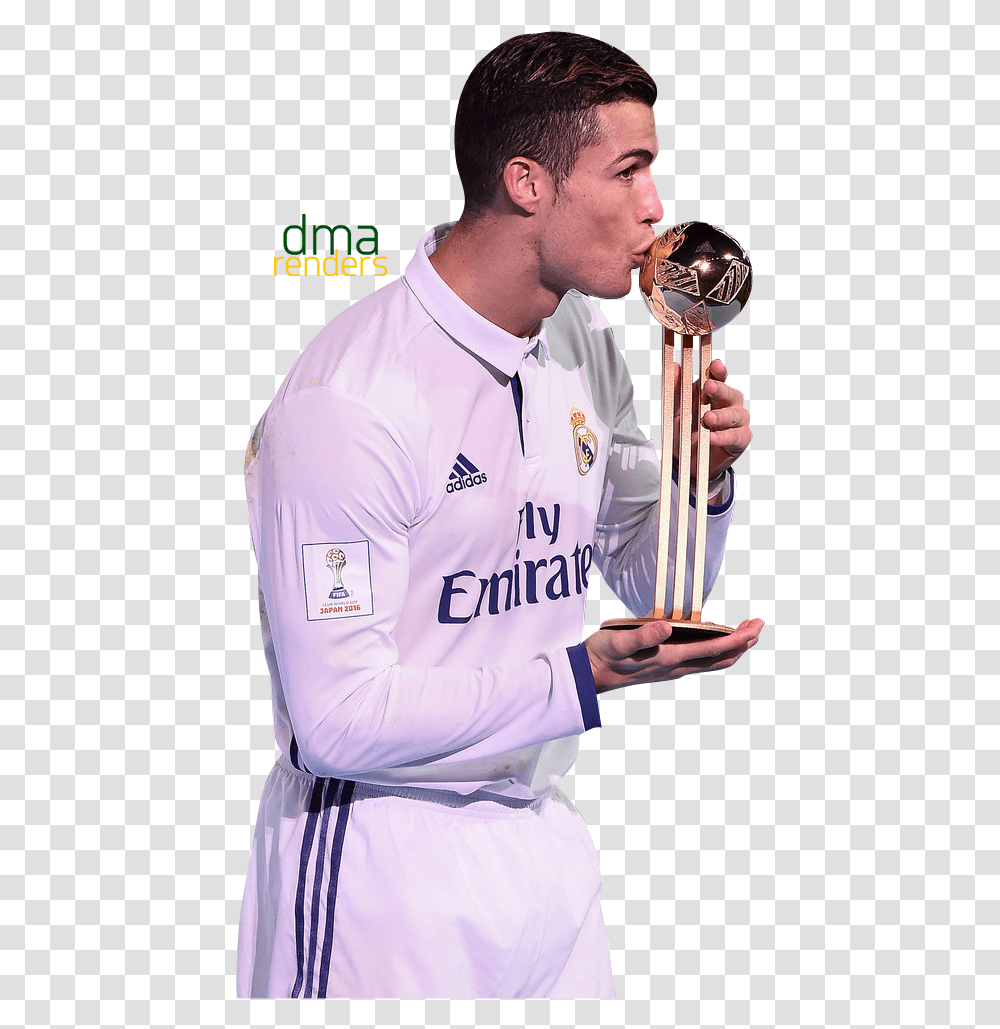 Cristiano Ronaldo 2018 Cup Trophy By Dma365 Clipart Ronaldo Photos 2018, Person, Human, Gold Transparent Png