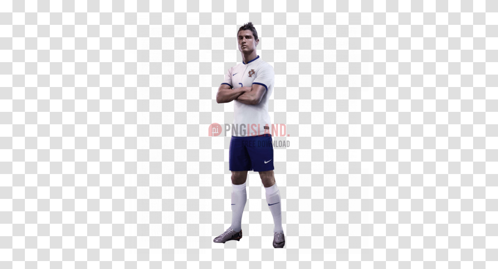 Cristiano Ronaldo An Image With Background Football Player, Person, Clothing, Shorts, Costume Transparent Png