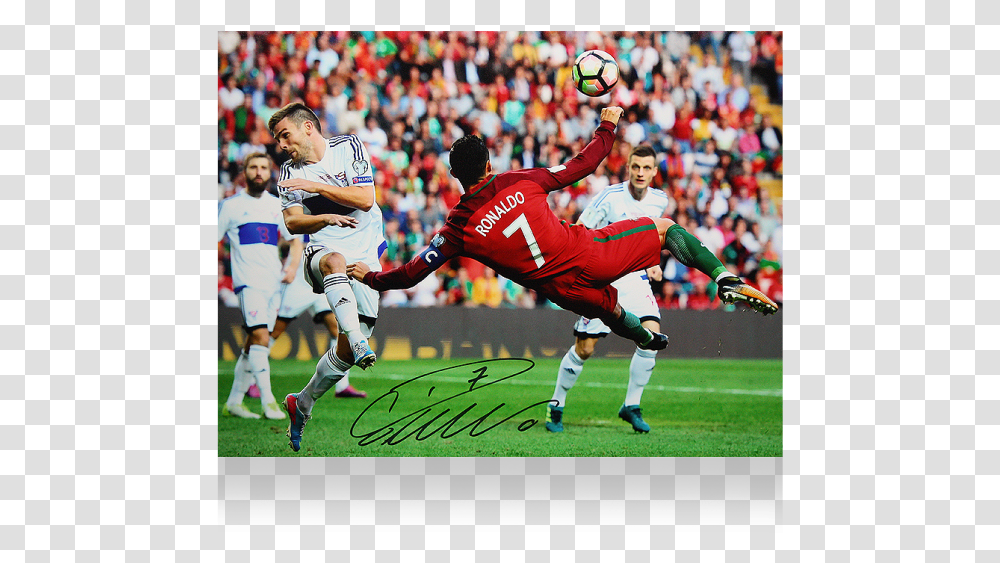 Cristiano Ronaldo Bicycle Kick Portugal, Person, People, Football, Team Sport Transparent Png