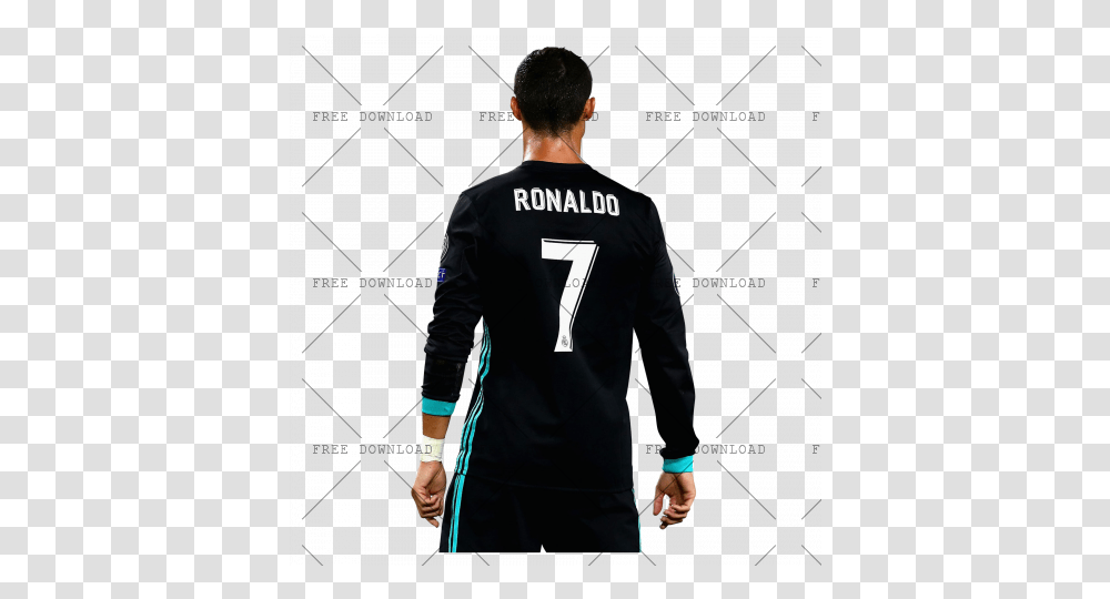 Cristiano Ronaldo Dm Image With Formal Wear, Clothing, Apparel, Sleeve, Shirt Transparent Png