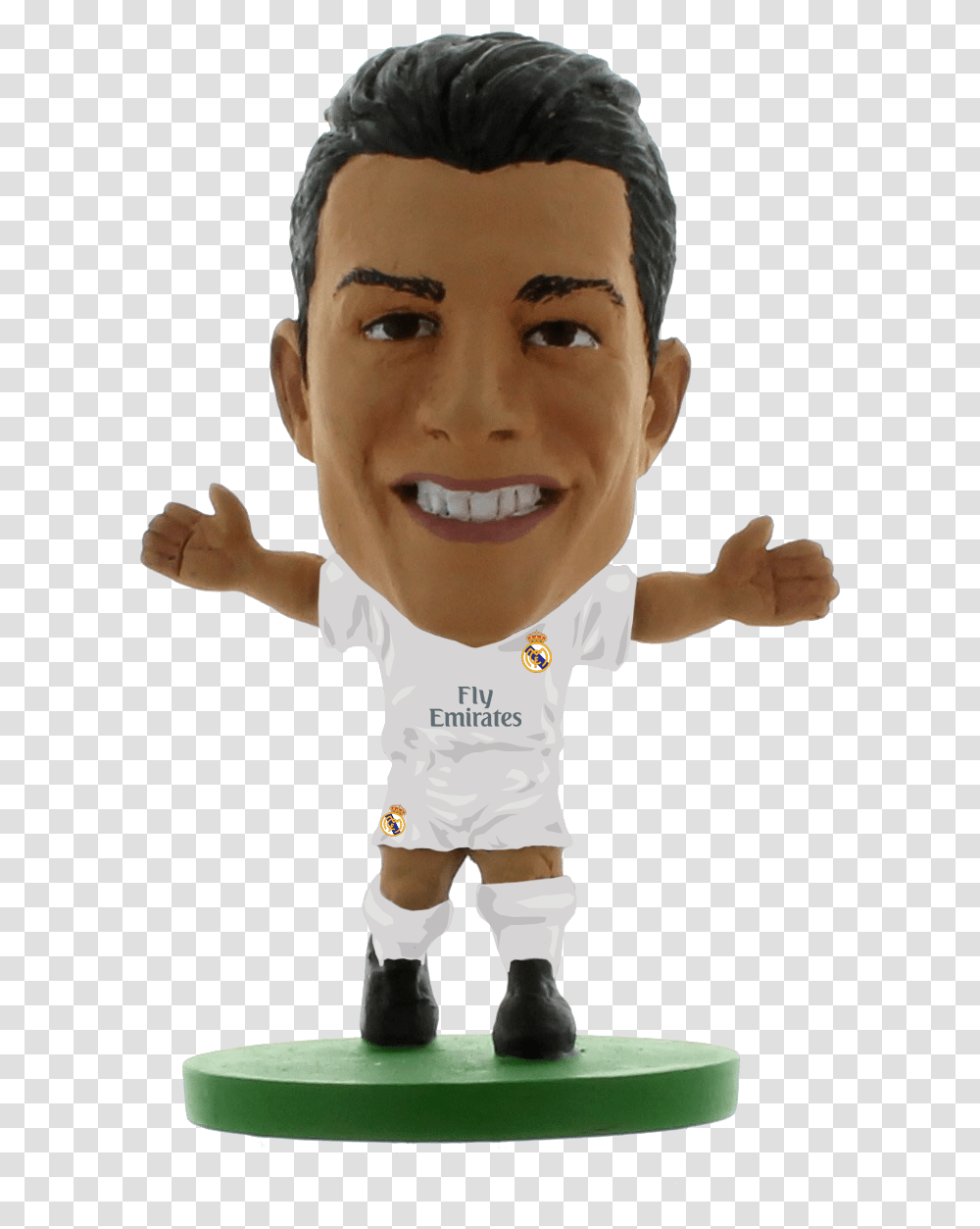 Cristiano Ronaldo Figurine, Person, Human, Mascot, Toy Transparent Png