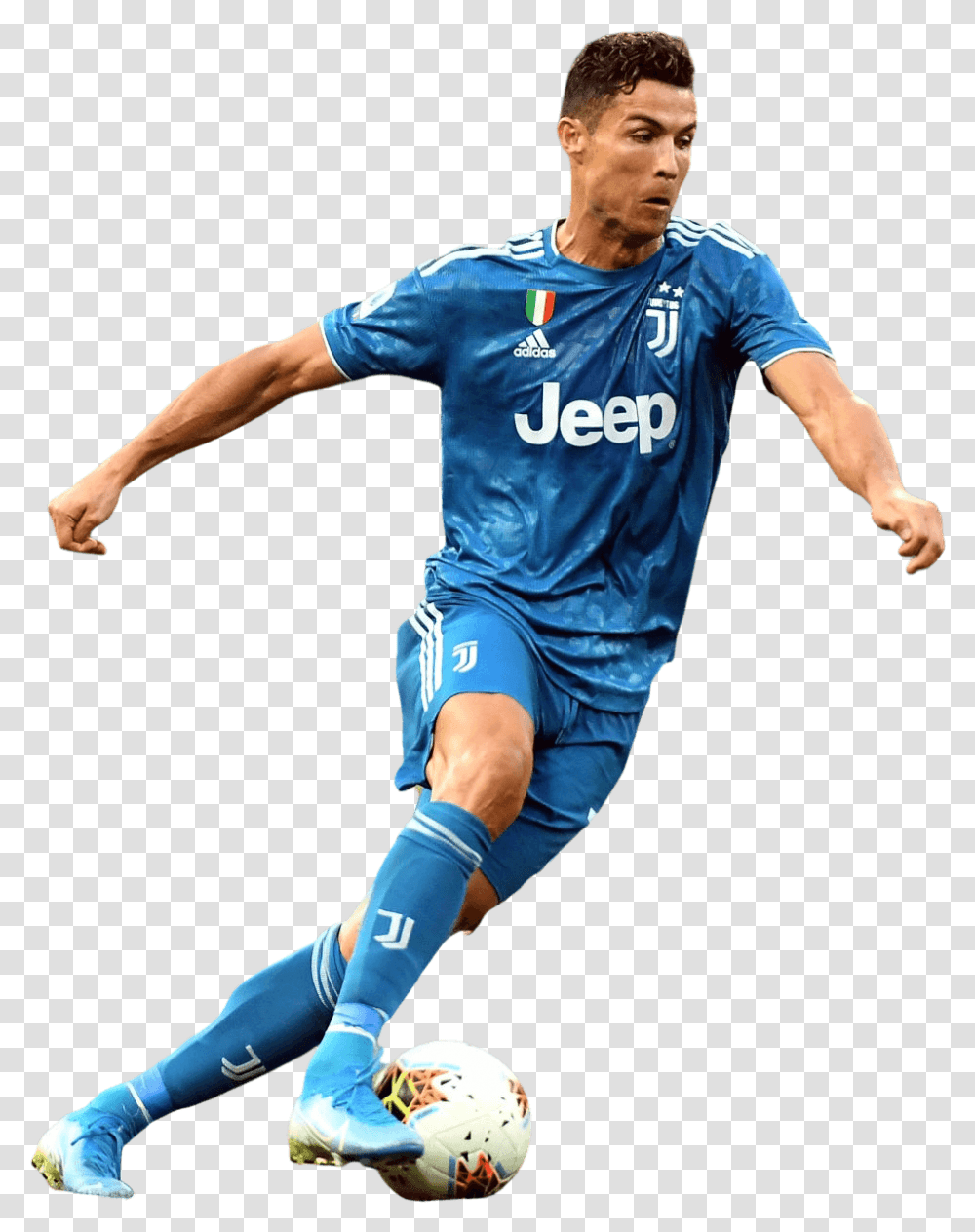 Cristiano Ronaldo Juventus Blue Jersey Ronaldo Juventus Blue, Soccer Ball, Football, Team Sport, Person Transparent Png