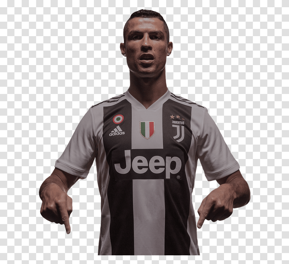 Cristiano Ronaldo Juventus, Apparel, Shirt, Person Transparent Png