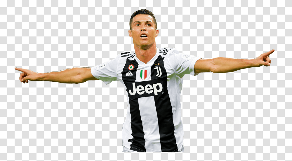 Cristiano Ronaldo Juventus, Shirt, Person, Sphere Transparent Png
