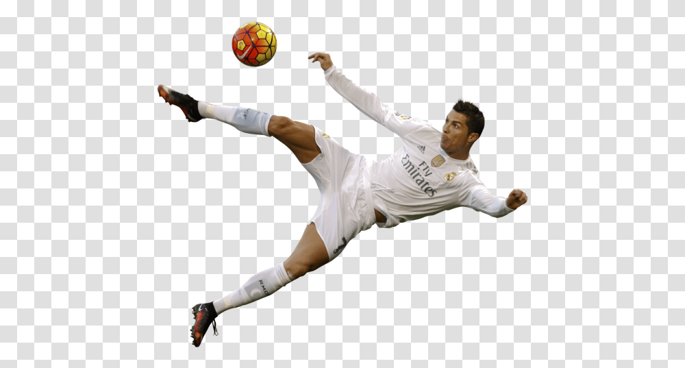 Cristiano Ronaldo Kick, Person, Human, People, Soccer Ball Transparent Png