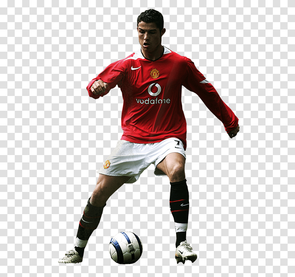 Cristiano Ronaldo Manchester United Image, Soccer Ball, Football, Team Sport, Person Transparent Png