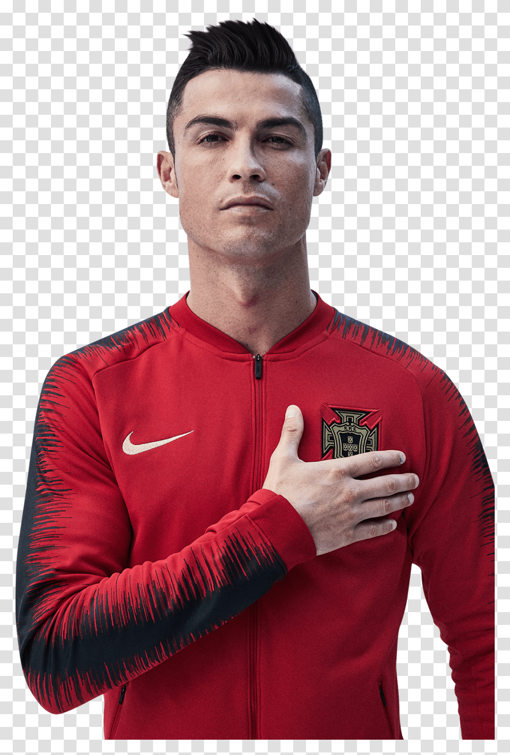 Cristiano Ronaldo Portugal 2018 Jersey, Person, Sweater, Sleeve Transparent Png