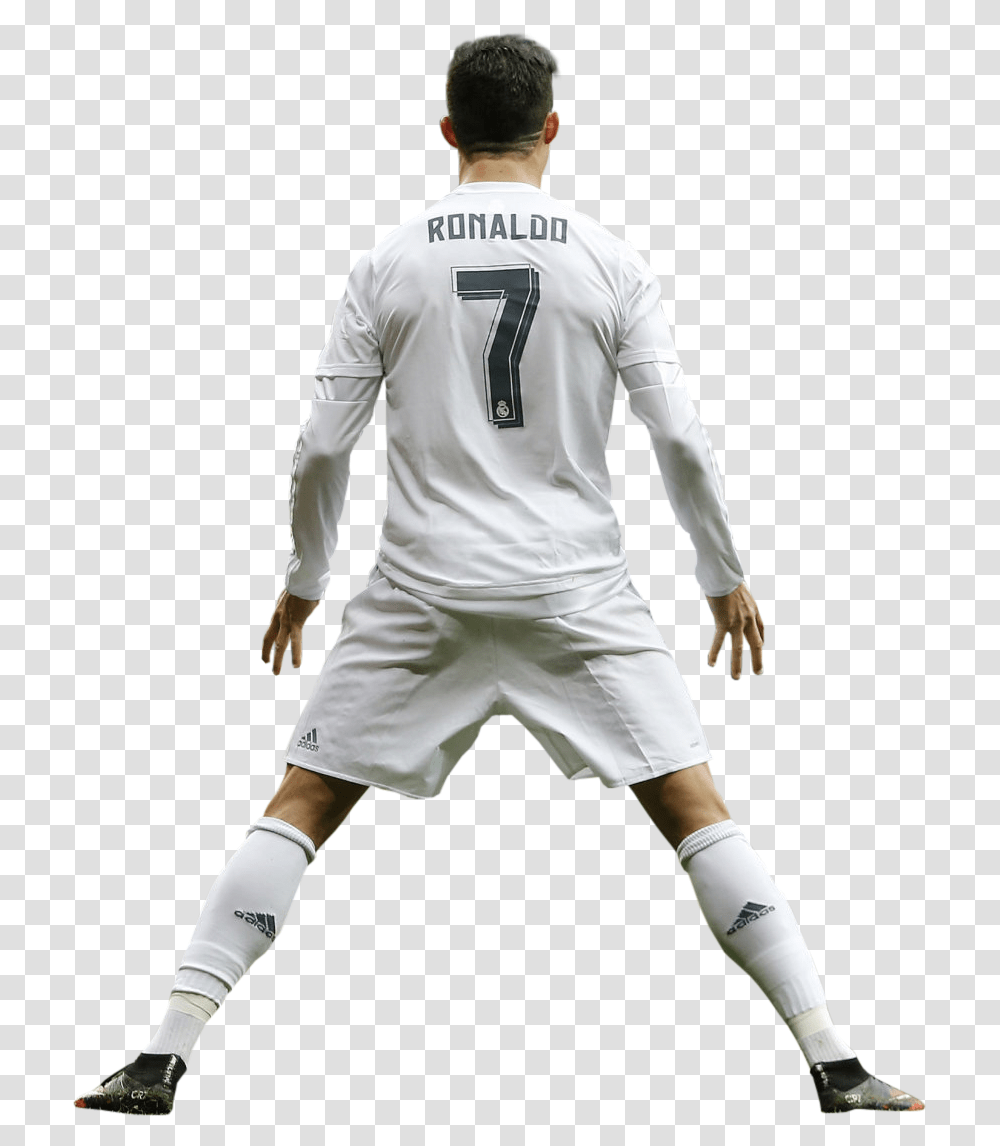 Cristiano Ronaldorender Cristiano Ronaldo De Costas, Person, Shirt, Sleeve Transparent Png