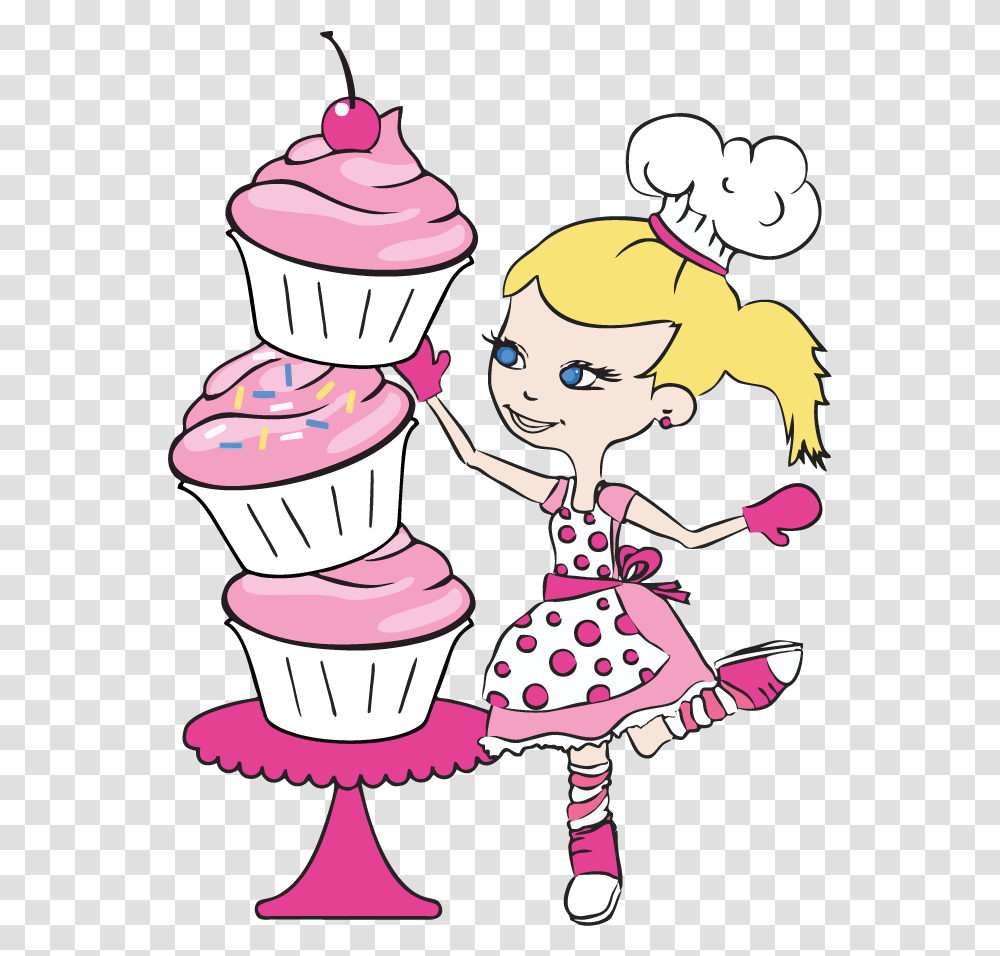 Cristinas Tortina Shop, Cupcake, Cream, Dessert, Food Transparent Png