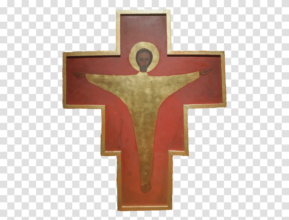 Cristo Sumo Sacerdote Taiz Cross, Logo, Trademark, Crucifix Transparent Png