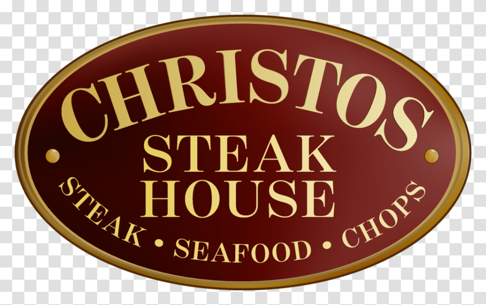 Cristos Steak House Real Logo Footer Circle, Label, Word Transparent Png