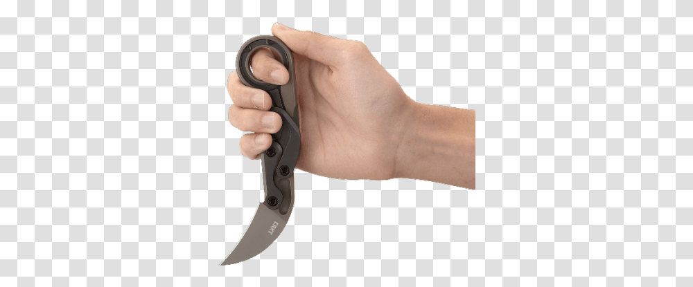 Crkt Provoke Earth Karambit Provoke Earth, Person, Human, Hand, Weapon Transparent Png