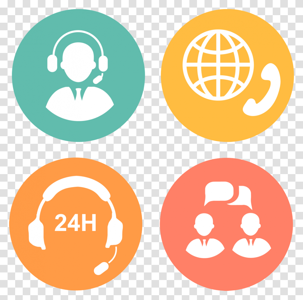 Crm Call Center Icon, Logo, Trademark, Label Transparent Png