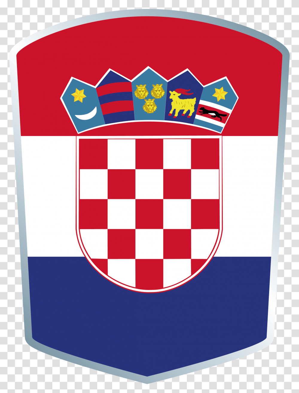 Croatia Flag With Name, Label, Logo Transparent Png