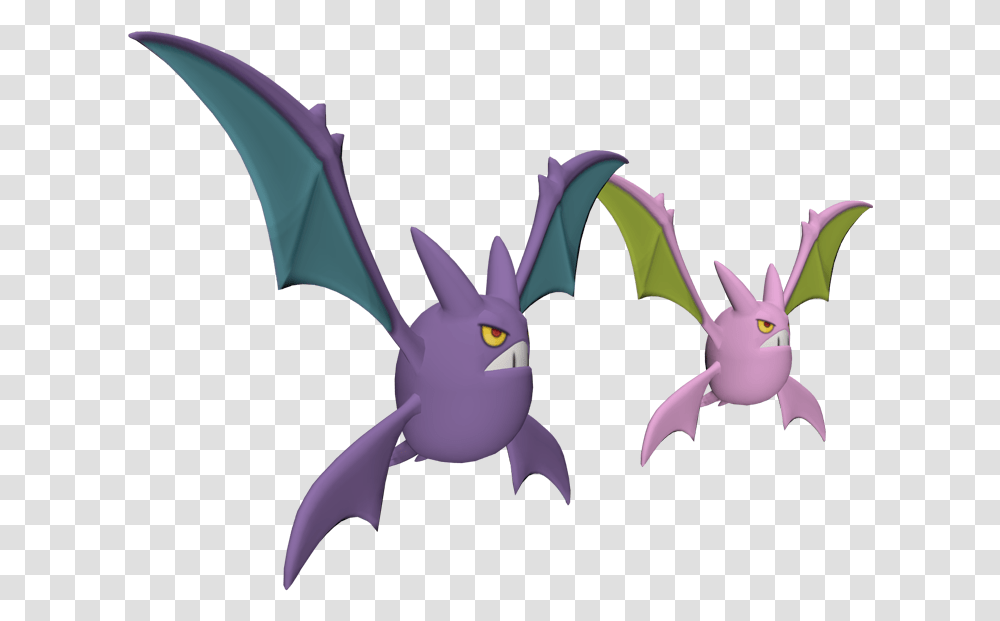 Crobat Crobat Pokemon 3d Models, Dragon, Wildlife, Mammal, Animal Transparent Png