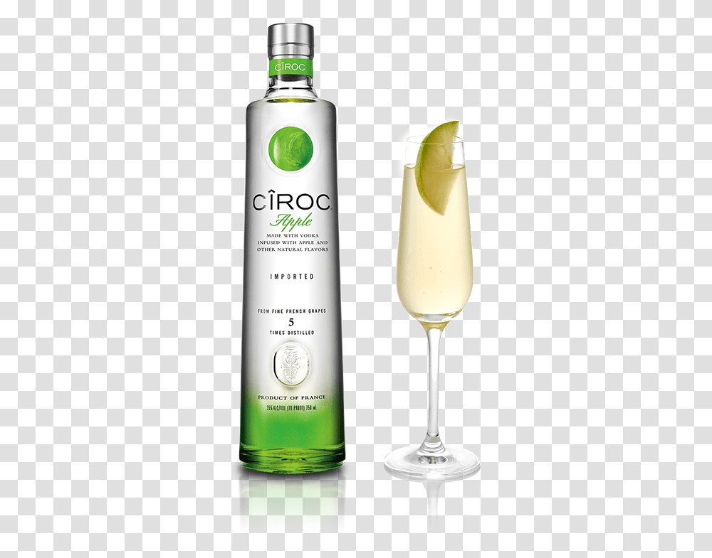Croc Apple Mimosa Green Apple Ciroc, Beverage, Plant, Cocktail, Alcohol Transparent Png