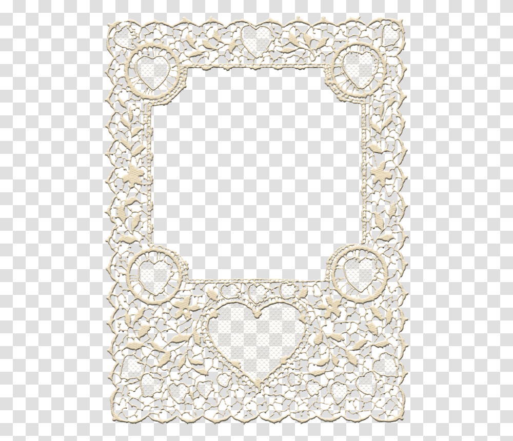 Crochet Necklace Backgrounds Presents Frames Background Heart, Rug Transparent Png