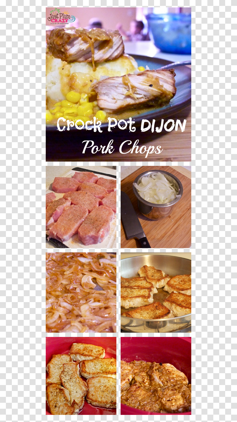 Crock Pot Pork Chops With Caramelized Onion Amp Dijon Banana Bread, Sweets, Food, Pizza, Plant Transparent Png